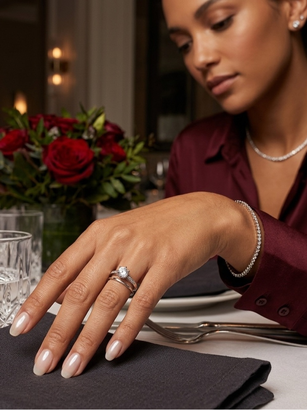 💍 Cubic Zirconia Solitaire Ring